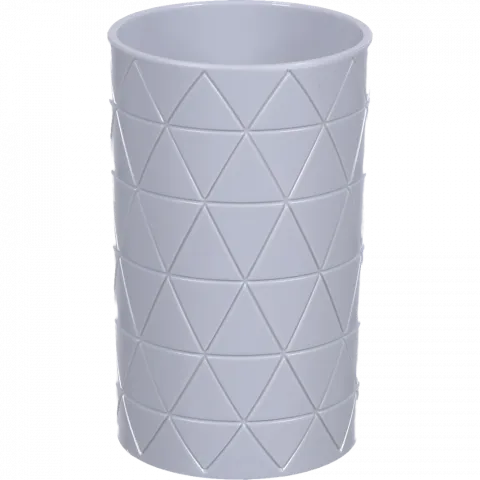 Trento Piramide grey Стакан пласт. 50567