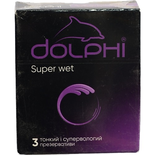 Презервативи Dolphi super wet 3шт