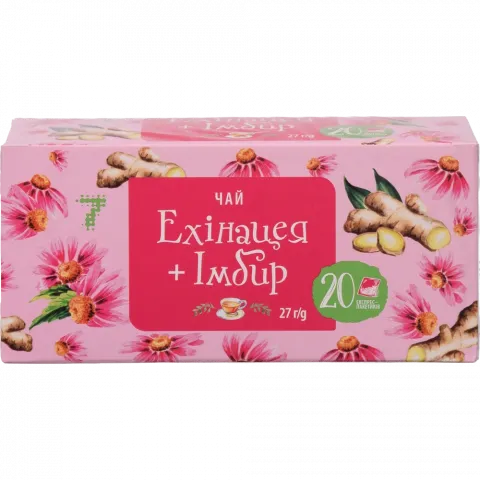 Чай 7` 20 шт. Ехінацея + Імбир`