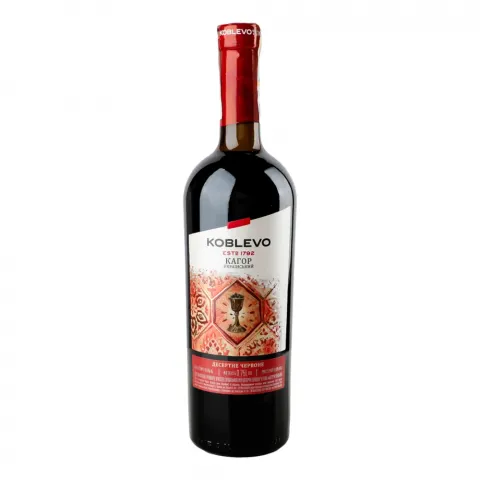 Вино Коблево Кагор Український 0,75 л крепл. червон.