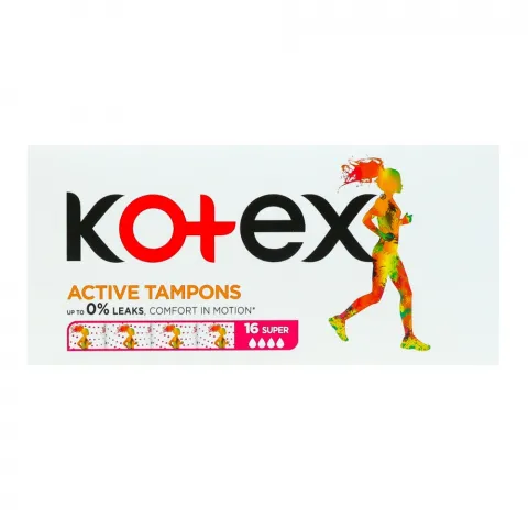 Тампони Kotex 16 шт. Active Super