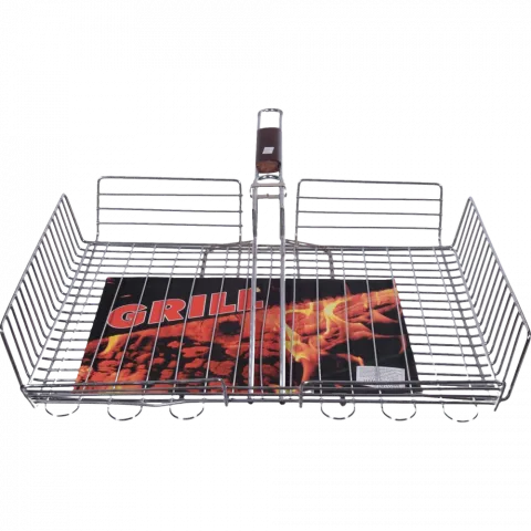 Решітка-гриль 41х30х64 см JY-3065B хром И321