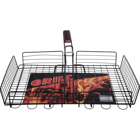 Решітка-гриль 41х30х64 см JY-3065 чорна И397