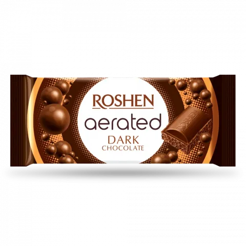 Шок Рошен 80 г порист. чорний