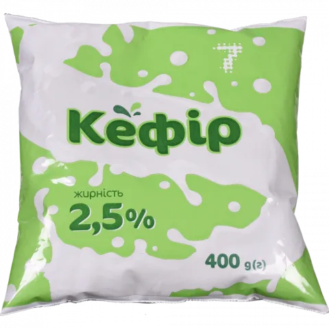 Кефір 7` 2,5 400 г п/е`