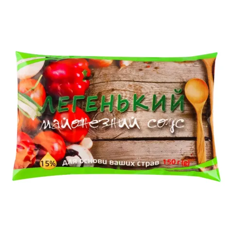 Майонезний соус 15 150 г ф/пак. Легенький