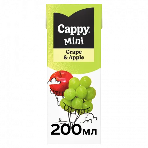 Нектар Cappy Mini 0,2 л Виноград-яблуко