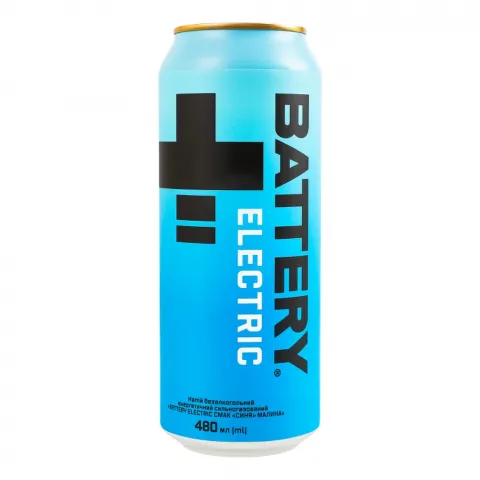 Напій б/алк. Battery 0,48 л з/б Electric