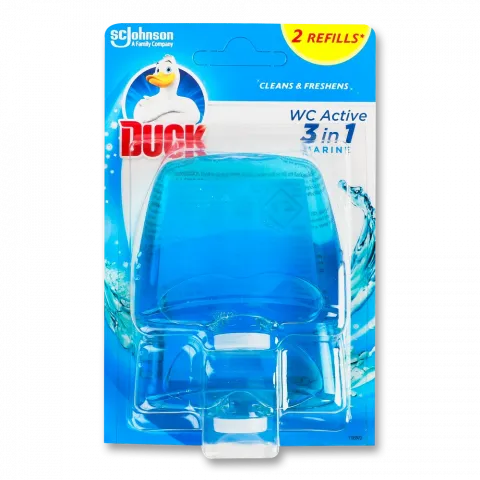 Освіж. д/унітазу Duck 55 мл Морський запаска 2 шт.