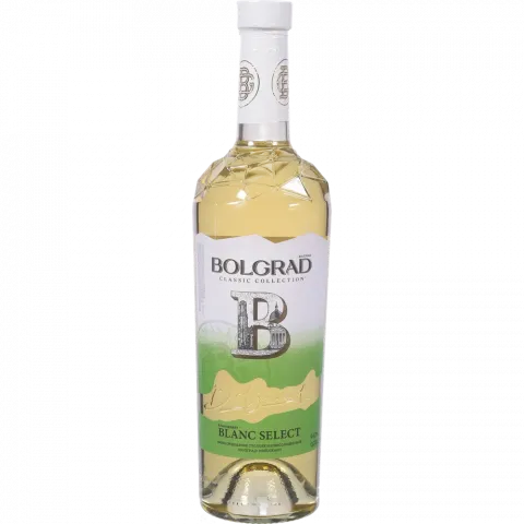 Вино Болград Селект Блан 0,75 л н/сол. біле