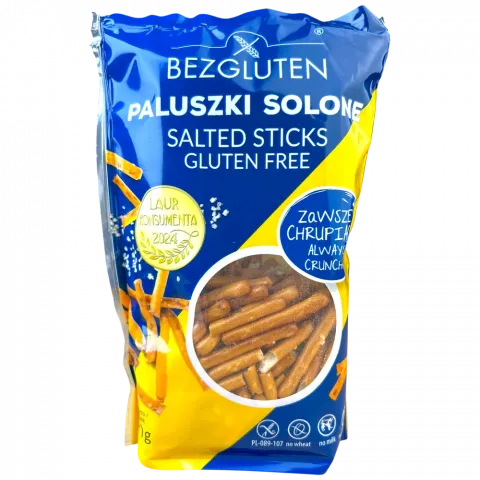 Соломка Bezgluten 100 г солона без глютену И827 (Польща)
