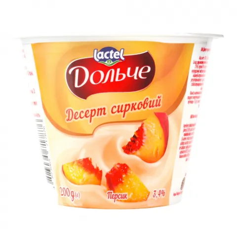 Десерт Дольче 200 г 3,4 Персик
