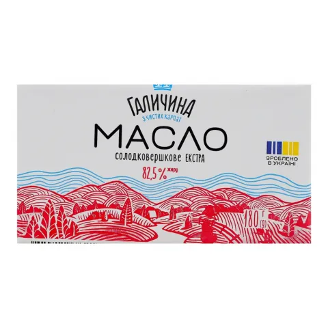 Масло Галичина 82,5 180 г Екстра