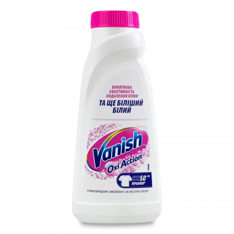 Засіб Vanish 500 мл д/вивед. плям та відбіл. Кришталева білизна