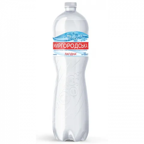 Вода Миргородська 1,5 л б/газ. Лагідна