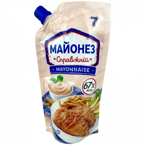 Майонез 7` 67 300 г д/пак. Справжній`