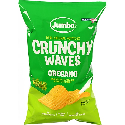 Чіпси Jumbo 90г crunchy орегано хвилясті