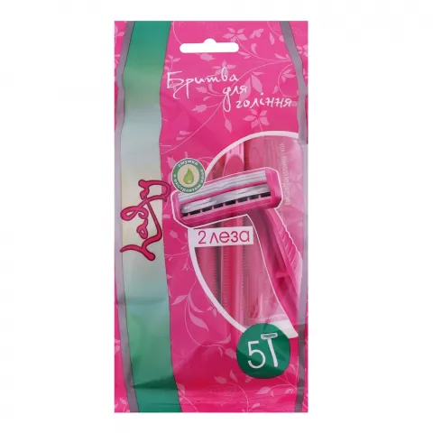 Станок д/гоління Lady 5 шт. однораз. зі змащув. смужкою