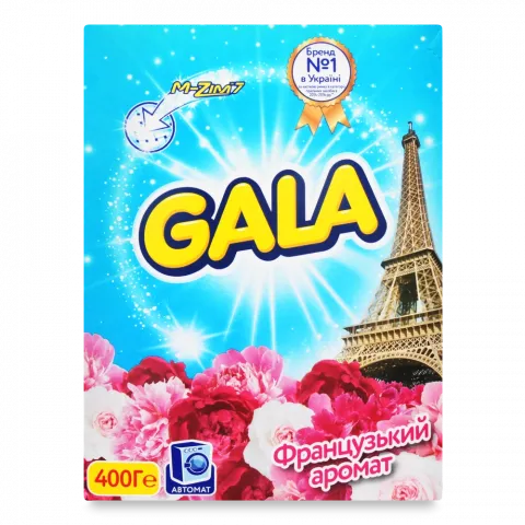 Порошок GALA 300 г автомат Аква-Пудра 2в1 Французький аромат