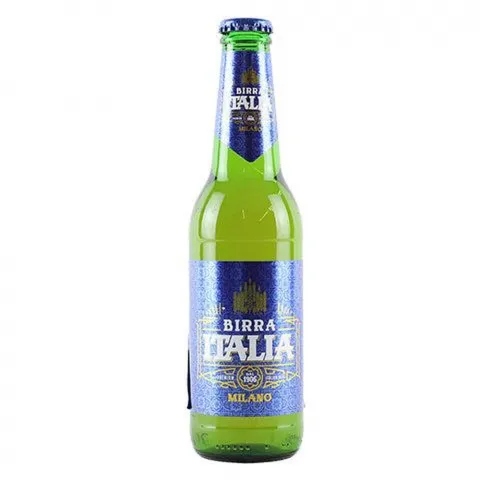 Пиво Birra Italia 0,33л Лагер 4,9 світле И015 (Австрія)