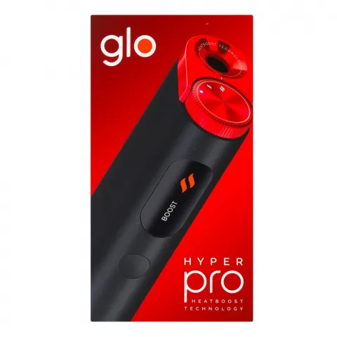GLO Hyper X3 Pro G6120 Black Red Система електричного нагрівання тютюнових виробів