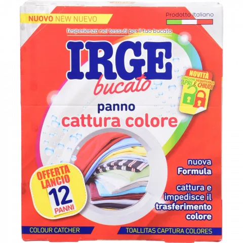 Серветка-пастка Irge 12 шт. д/прання кольорових речей