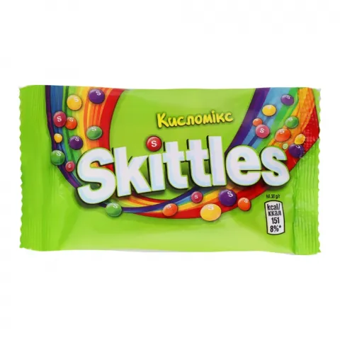 Цукерки Skittles 38 г жув. Кисломікс