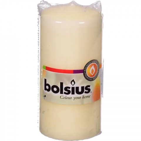 Свіча Bolsius 120/60 кремова, 33 год., арт. 103614390105