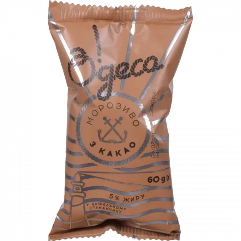Морозиво Одеса 60 г ваф. стак. Какао
