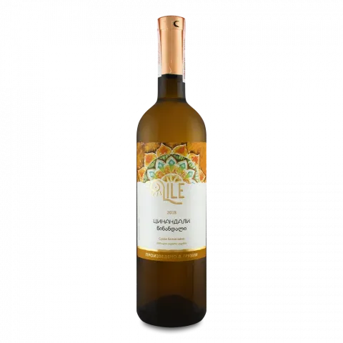 Вино Chailuri Цинандалі 0,75л сух. біле 12 ГрузіяИ359