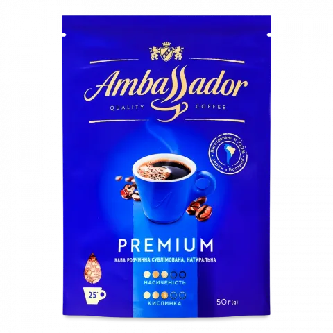 Кава Ambassador 50 г пак.
