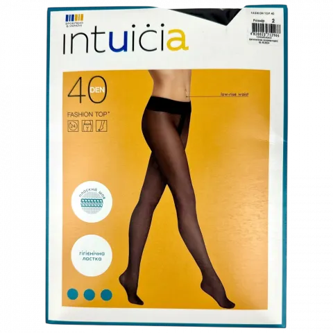 Колготи жін. Інтуїція Fashion TOP 40 2 Black