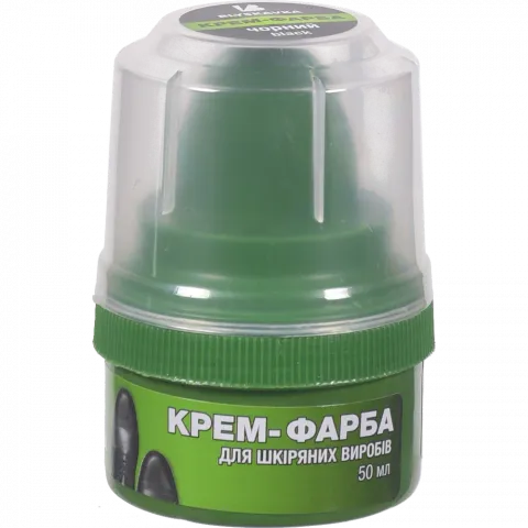 Крем-фарба д/взуття Blyskavka 50 мл стакан. з аплікат. чорн.