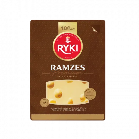 Сир Ryki Рамзес копчений 45 135 г наріз. (Польща)