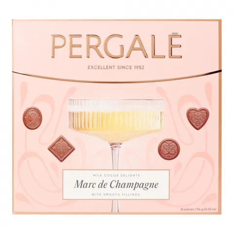 Цукерки PERGALE 114 г Асорті Марк де Шампань в молоч. шок. (Литва) И459
