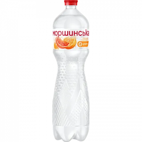 Вода Моршинська 1,5 сл./газ. з ароматом Апельсин-Грейпфрут