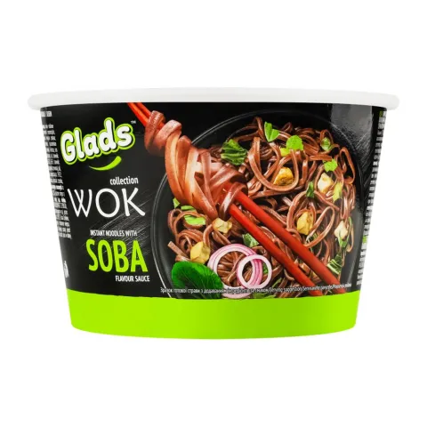 Локшина Glads 95 г стак. WOK Соба