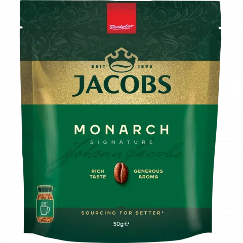 Кава Якобз Монарх 50 г пак. розч.