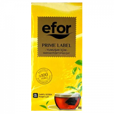 Чай Efor Prime Label 25 шт чорн. (Туреччина)