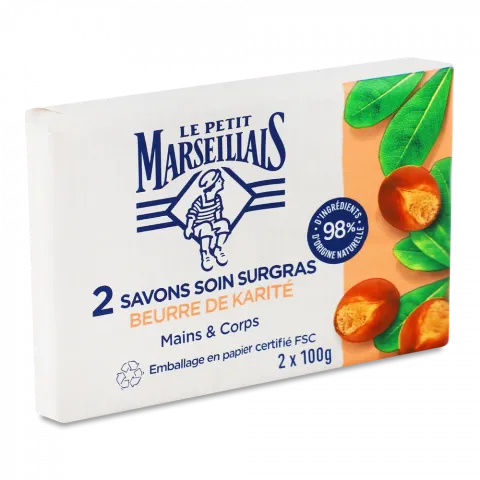 Мило LPM 2х100 г з олією Ши