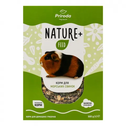 Корм д/морських свинок Природа Nature+feed 500 г PR242003