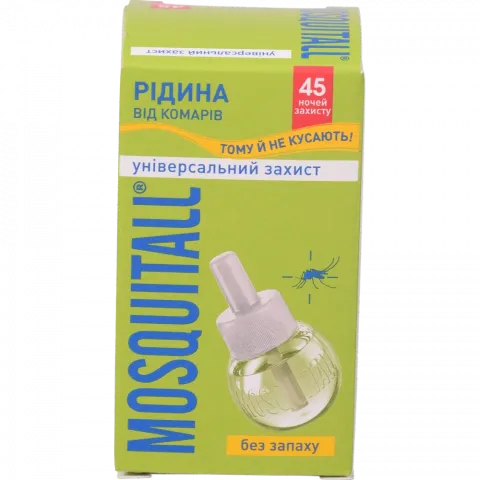 Рідина MOSQUITALL 30 мл Універсальний захист в/комах 45 ночей