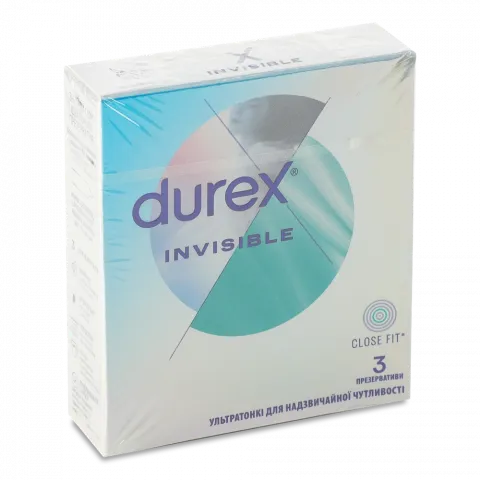 Презервативи Durex 3 Invisible