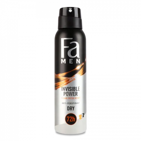 Дезодор Fa 150 мл д/чол. Men Xtreme Invisible