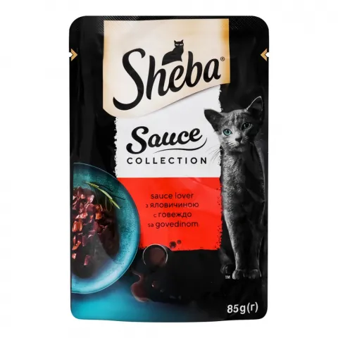 Корм д/котів Шеба 85 г з ялович. в соусі