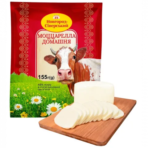 Сир Нов.-Сівер. 45 155 г Моцарела домашня