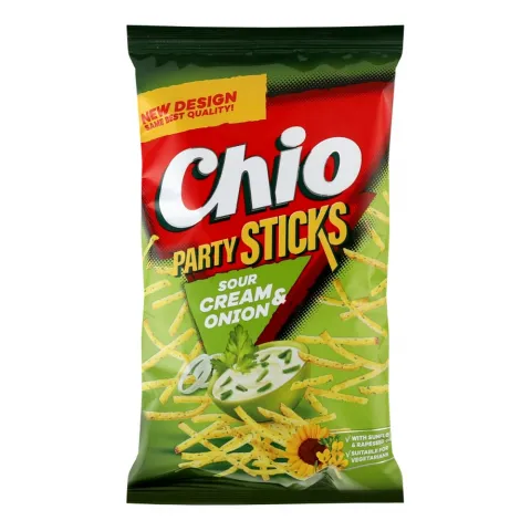 Соломка картопляна Чіо Party Sticks 70/80 г Сметана та цибуля