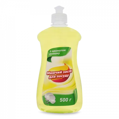 Засіб д/посуду 500 мл з ароматом лимон