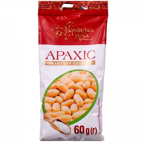 Арахіс Українська зірка 60 г солоний