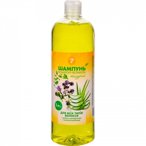 Шампунь 7` 1 л комфорт-формула тонізуючий`